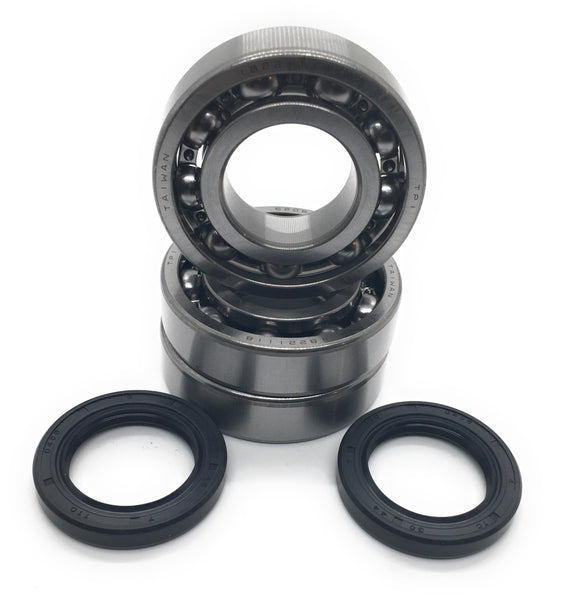 REPLACEMENTKITS.COM Brand Engine Bearing & Seal Kit Fits EZGO 1980-1993 2 Cycle Golf Cart 244cc Engines 2PG & 3PG