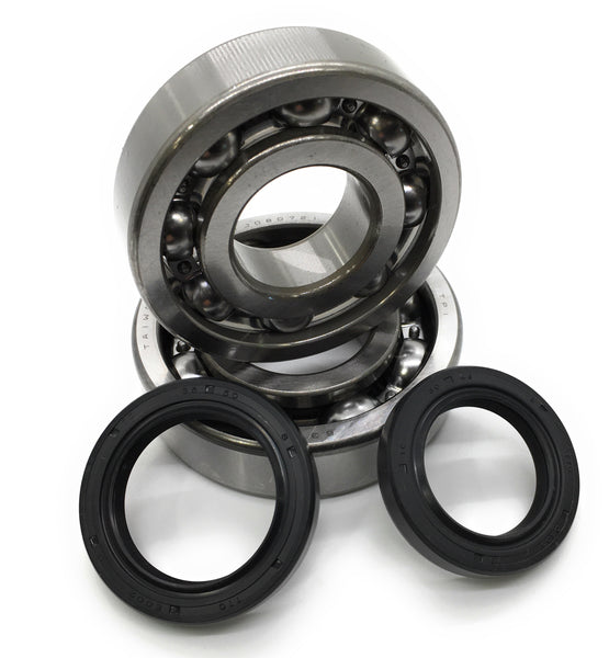 REPLACEMENTKITS.COM Brand Crankcase Bearing & Seal Kit Fits Yamaha G2, G8, G9, G11 & G14 Gas Golf Carts
