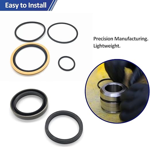 REPLACEMENTKITS.COM Bush Hog Hydraulic Seal Replacement Kit | Compatible with Bush Hog M300, 2447QT, 2446QT, 2426QT, 2427QT Boom & Bucket Cylinders | Replaces Part 25H49328