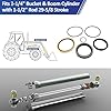 REPLACEMENTKITS.COM Bush Hog Hydraulic Seal Replacement Kit | Compatible with Bush Hog M300, 2447QT, 2446QT, 2426QT, 2427QT Boom & Bucket Cylinders | Replaces Part 25H49328