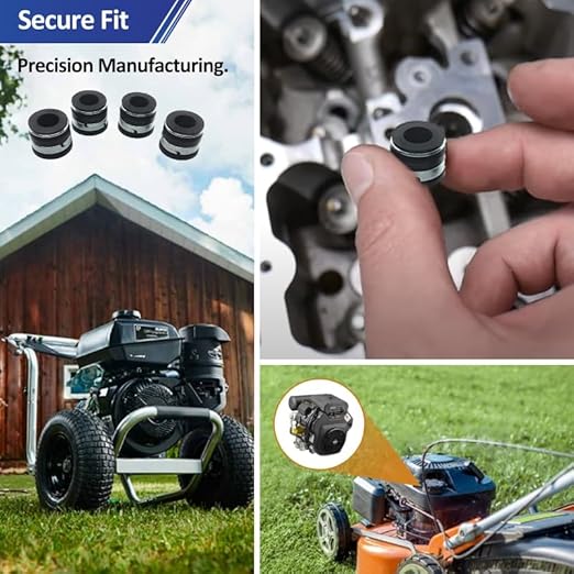 REPLACEMENTKITS.COM Internal Valve Stem Seal (4 Pack) Compatible with Several Small Kohler Engines (Repalces25 032 14-S & Stens 055-006)