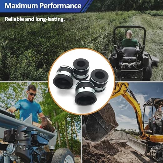 REPLACEMENTKITS.COM Internal Valve Stem Seal (4 Pack) Compatible with Several Small Kohler Engines (Repalces25 032 14-S & Stens 055-006)