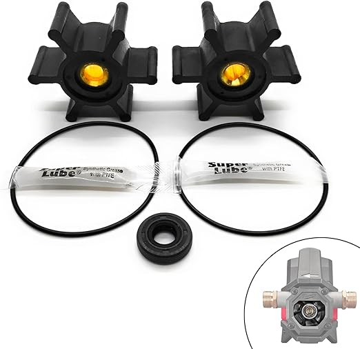 REPLACEMENTKITS.COM 2 Pack Impeller, O-Ring Kit & Oil Seal Complete Replacement Kit, Fully Compatible with Milwaukee M18 Transfer Pumps (Replaces Part 49-16-2771)
