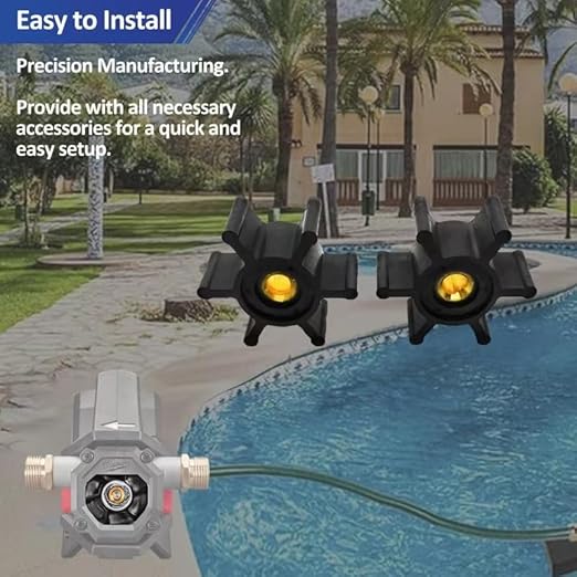 REPLACEMENTKITS.COM 2 Pack Impeller, O-Ring Kit & Oil Seal Complete Replacement Kit, Fully Compatible with Milwaukee M18 Transfer Pumps (Replaces Part 49-16-2771)