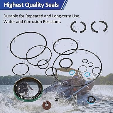 REPLACEMENTKITS.COM Marine Upper Unit Seal Kit | Compatible with MerCruiser Bravo I, II, III Sterndrives | Bravo Upper Seal Kit Includes Seals, Gaskets & O-Rings | Replaces Parts 26-16709A2 & 18-2643