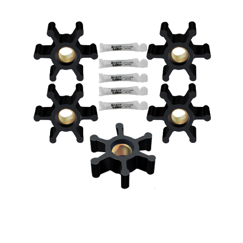 REPLACEMENTKITS.COM Impeller Replacement (5 Pack) for Utility Water Transfer Pump, Universal Impeller Fits 5/16 Diameter Shaft, Compatible With Most 1/10th And 1/12th HP AC And DC Motors