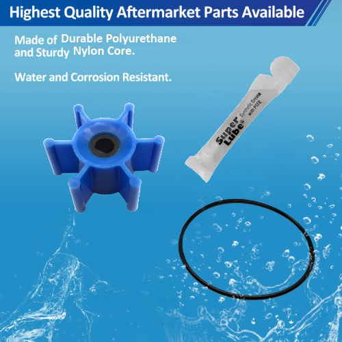REPLACEMENTKITS.COM Brand Improved Polyurethane Impeller & O-Ring Kit Fits Milwaukee M18 Transfer Pumps Replaces 49-16-2771