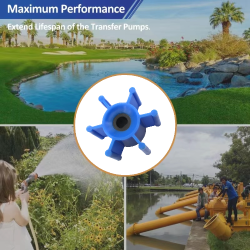 REPLACEMENTKITS.COM Brand Improved Polyurethane Impeller & O-Ring Kit Fits Milwaukee M18 Transfer Pumps Replaces 49-16-2771