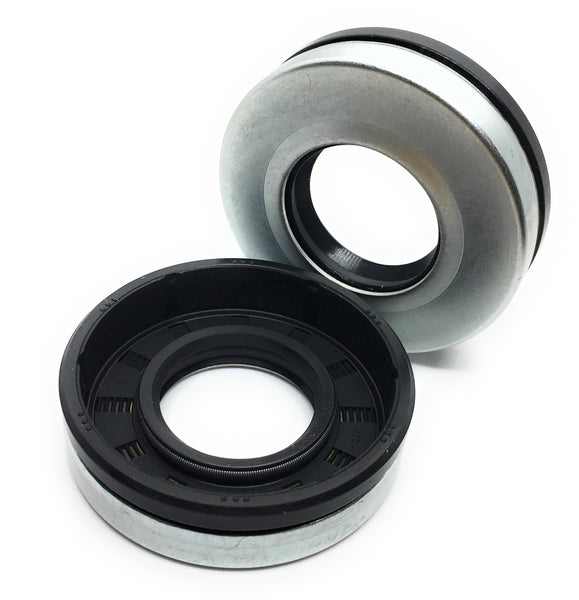 REPLACEMENTKITS.COM Brand Bronco Roto Tiller 2pc Axle Seal Kit Fits Craftsman Huskee Troy-Bilt Yard Machines Replaces MTD 721-04232